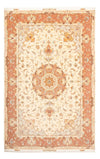 Tabriz - 50 Raj Tappeto 203x312cm - Tappeto persiano - Rettangolo / Beige / 203 x 312 cm Rettangolo