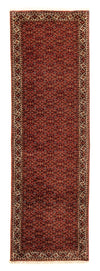 Tapis de Bidjar Tapis 84x293cm - Tapis persan - rouge foncé - Tapis de couloir / Rouge foncé / 84 x 293 cm Tapis de couloir