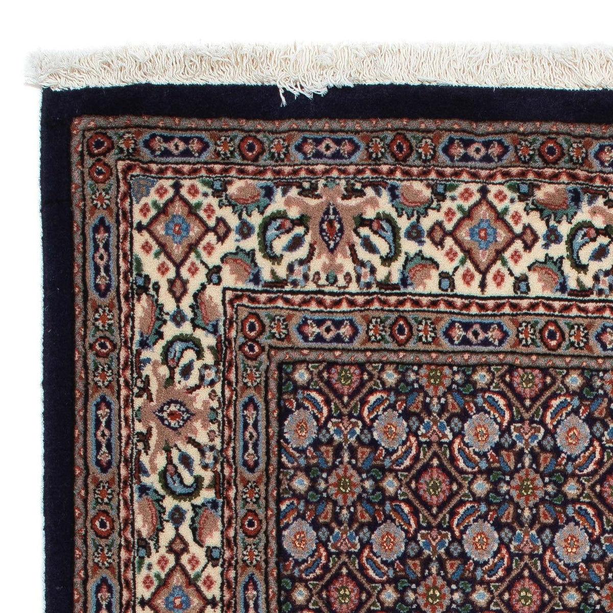 Moud Teppich 99x146cm - Perserteppich - dunkelblau