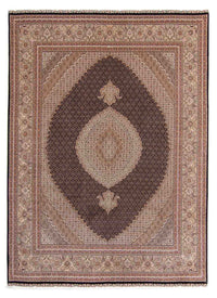 Tapis persan - Tabriz - 354 x 253 cm - marron clair