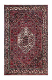 Tapis persan - Bidjar - 212 x 132 cm - rouge clair
