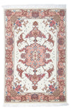 Tapis de Tabriz - 50 rangs Tapis 59x94cm - Tapis persan - beige - Rectangle / Beige / 59 x 94 cm Rectangle