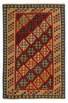 Kilim de Fars Tapis 142x217cm - Rectangle / Rouge foncé / 142 x 217 cm Rectangle