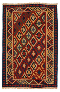 Tapis Kelim - Oriental - 200 x 152 cm - multicolore