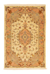 Tapis de Tabriz - 50 rangs Tapis 100x150cm - Tapis persan - beige - Rectangle / Beige / 100 x 150 cm Rectangle