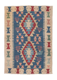 Tappeto Kelim - Orientale - 160 x 115 cm - blu