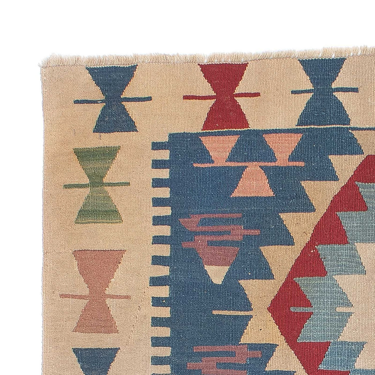 Kelim Teppich - Oriental 160 x 115 cm - blau