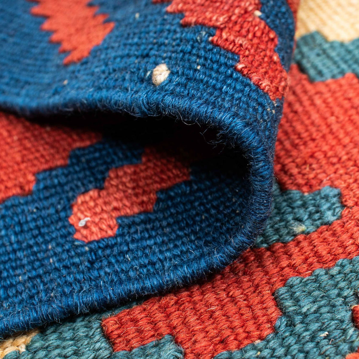 Kelim Teppich - Oriental 195 x 152 cm - beige