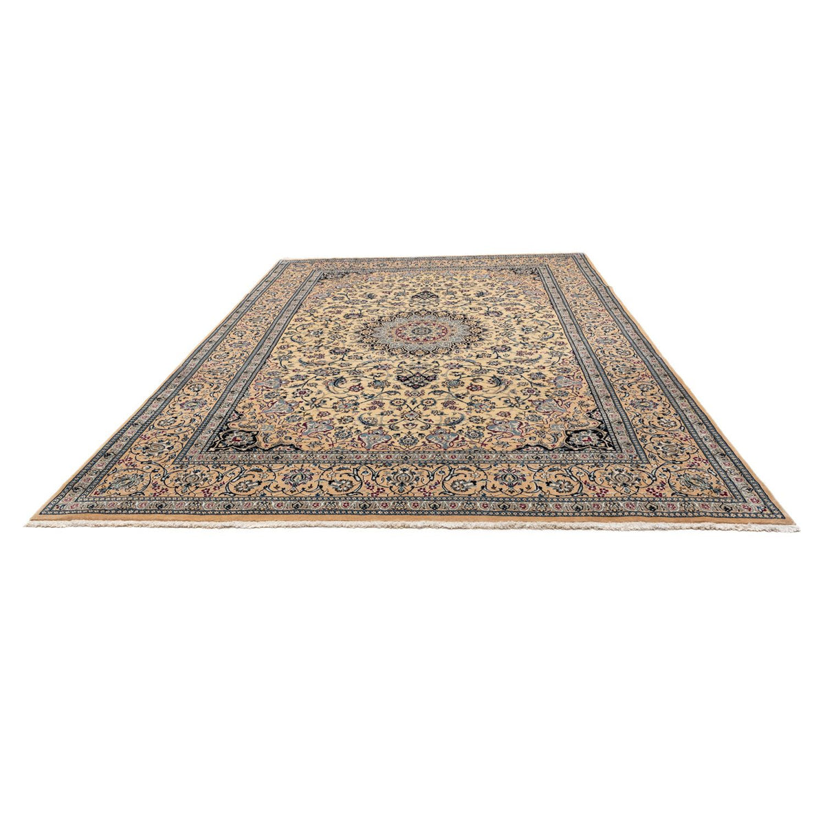 Perserteppich - Nain - Royal 344 x 245 cm - dunkelbeige