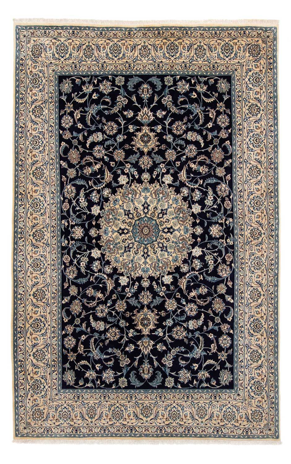 Perserteppich - Nain - Royal 286 x 198 cm - schwarz