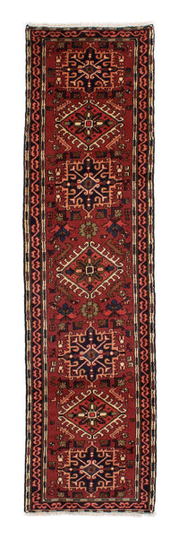 Tapis de couloir Tapis persan - Nomadic - 297 x 78 cm - rouge foncé