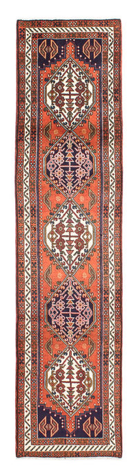 Tapis de couloir Tapis persan - Nomadic - 293 x 69 cm - rouille