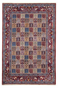 Tapis persan - Classique - 302 x 197 cm - rouge foncé