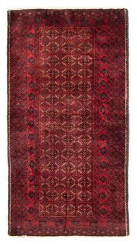 Tapis de couloir Tapis Belutsch - 216 x 107 cm - rouge foncé