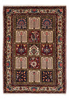 Tapis Bakhtiari Tapis 108x158cm - Tapis persan - bleu foncé - Rectangle / Bleu foncé / 108 x 158 cm Rectangle