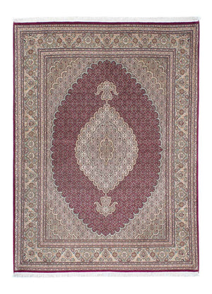 Perserteppich - Täbriz 209 x 153 cm - dunkelrot