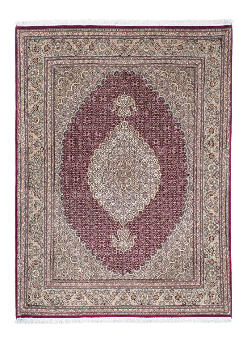 Perserteppich - Täbriz 209 x 153 cm - dunkelrot