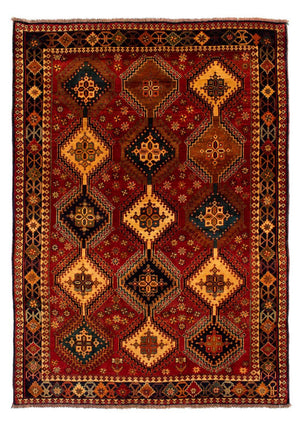 Perserteppich - Nomadic 282 x 200 cm - dunkelrot