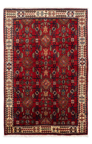 Perserteppich - Nomadic 155 x 103 cm - dunkelrot