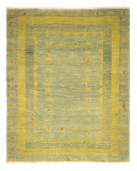 Tappeto Gabbeh - Persero - 218 x 175 cm - verde chiaro