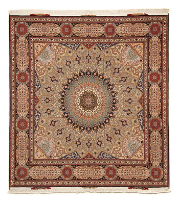 Perserteppich - Täbriz - Royal 206 x 204 cm Quadratischer Teppich