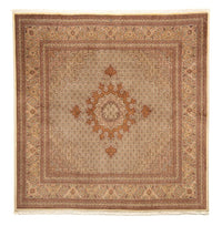 Tapis persan - Tabriz carré  - 251 x 251 cm - marron clair