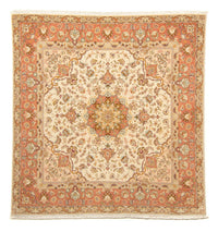 Tapis persan - Tabriz - Royal carré  - 212 x 205 cm - beige