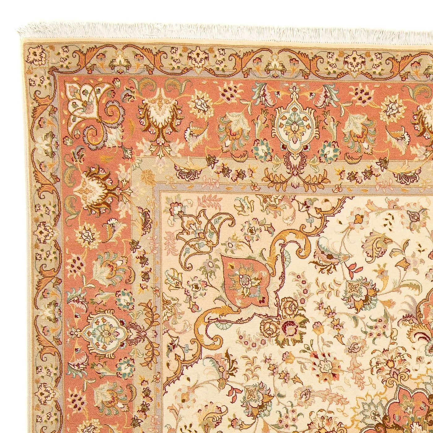 Tabriz - 50 Raj Tappeto 212x205cm - Tappeto persiano