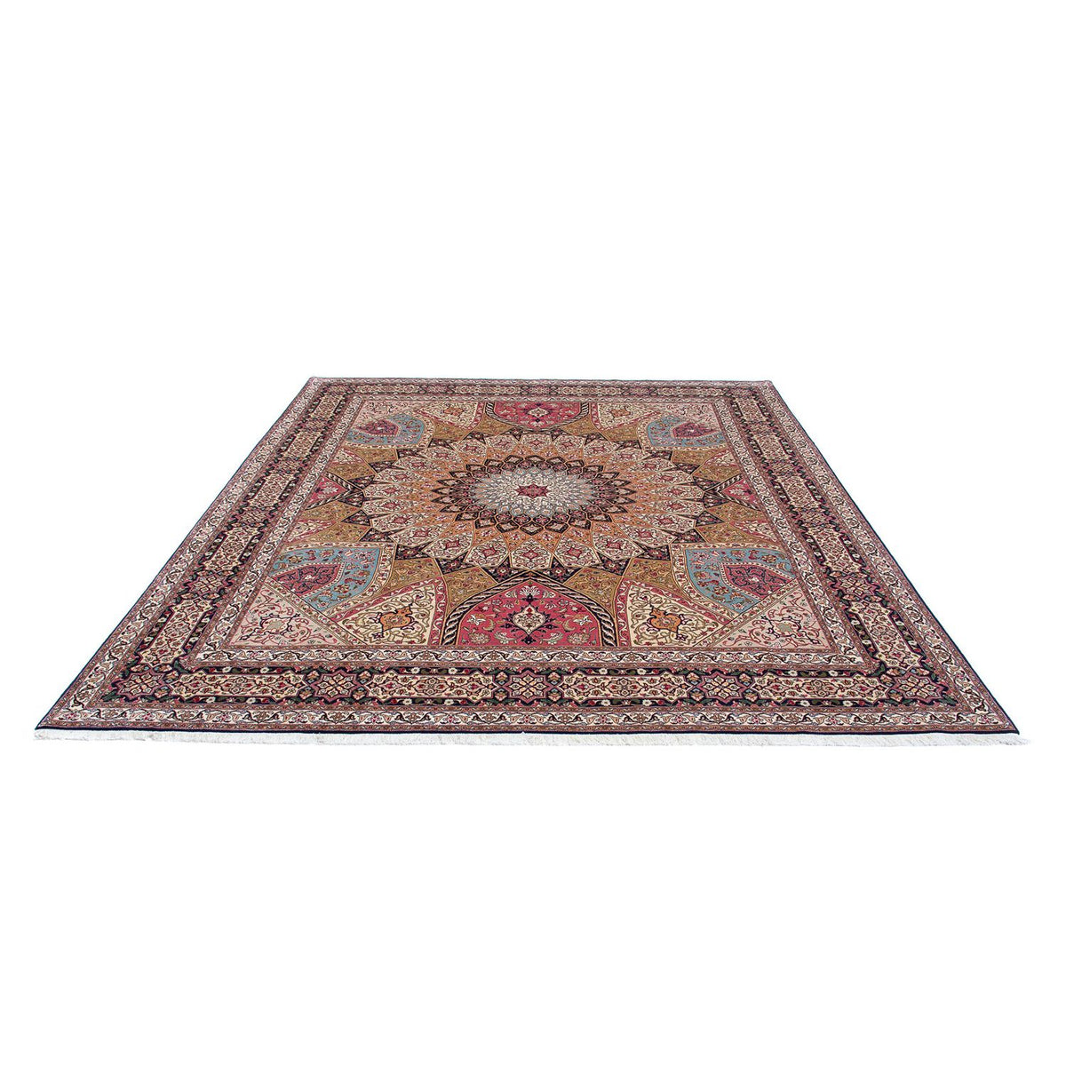 Perserteppich - Täbriz - Royal 293 x 254 cm Teppich Wohnzimmer