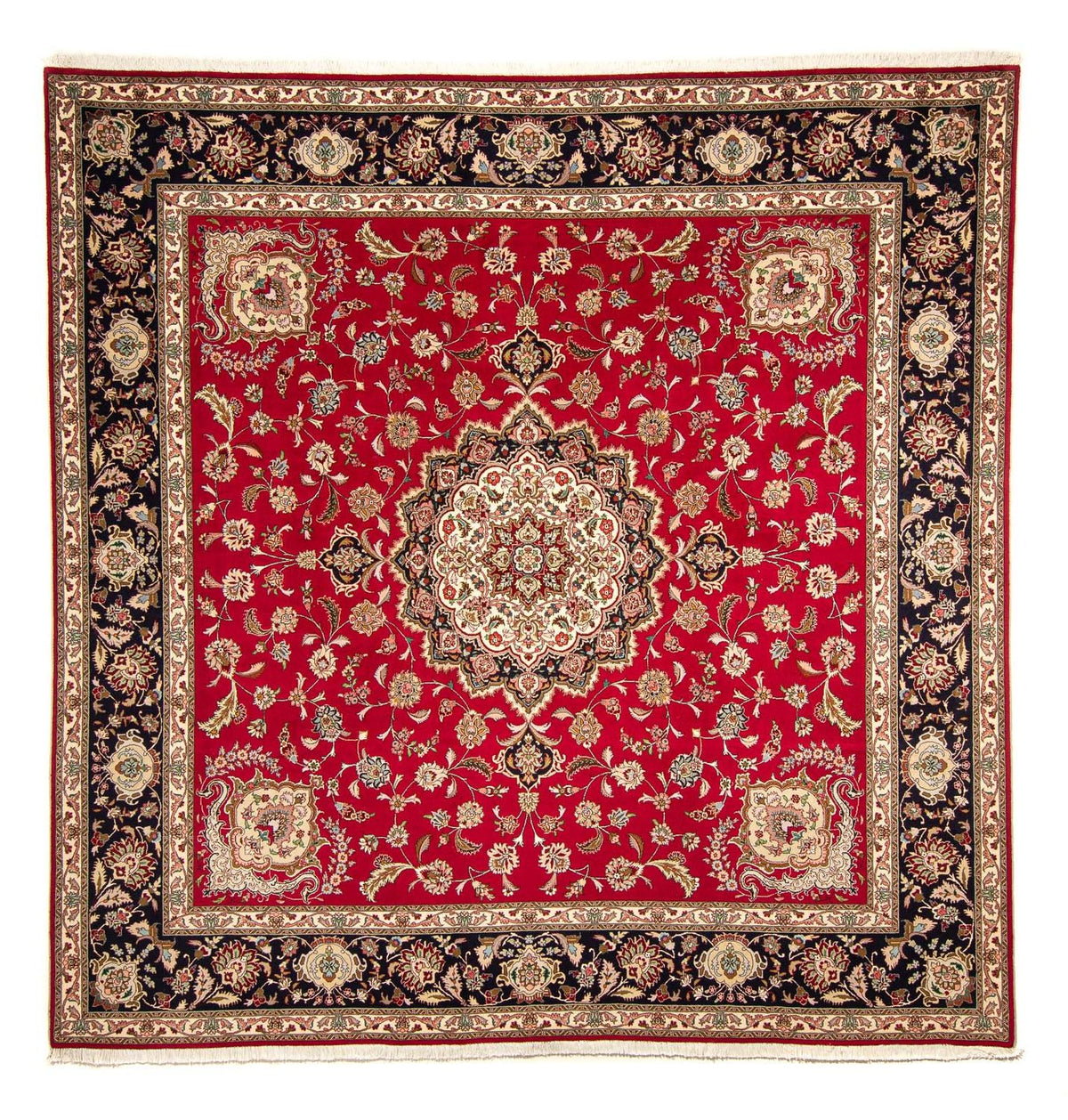 Perserteppich - Täbriz - Royal 254 x 254 cm Teppich Quadratisch