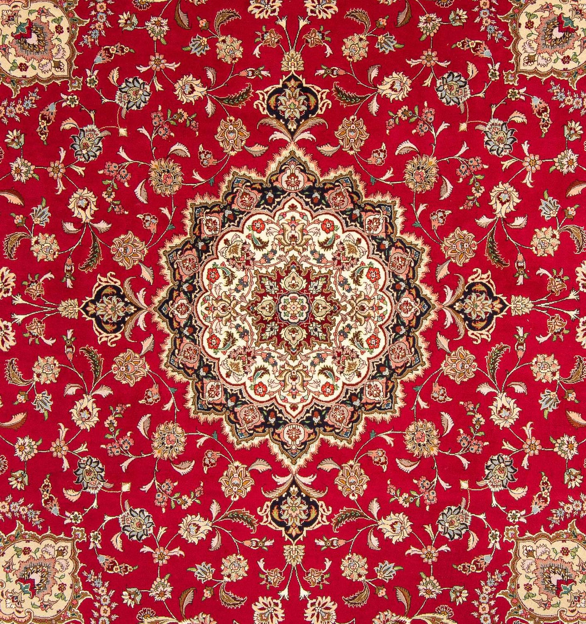 Perserteppich - Täbriz - Royal 254 x 254 cm Teppich Quadratisch