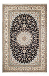 Tappeto Nain - 6La 170x250cm - Tappeto persiano - blu scuro - Rettangolo / Blu scuro / 170 x 250 cm Rettangolo