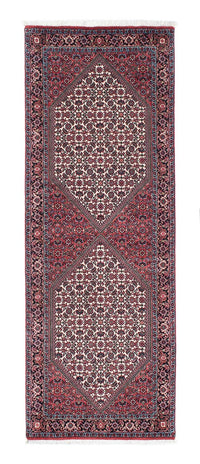 Tapis de couloir Tapis persan - Bidjar - 205 x 73 cm - rouge