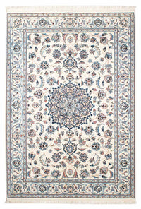 Tapis persan - Nain - Royal - 203 x 138 cm - beige