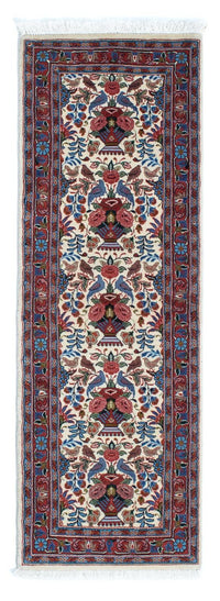 Tapis de couloir Tapis persan - Ghom - 160 x 49 cm - beige