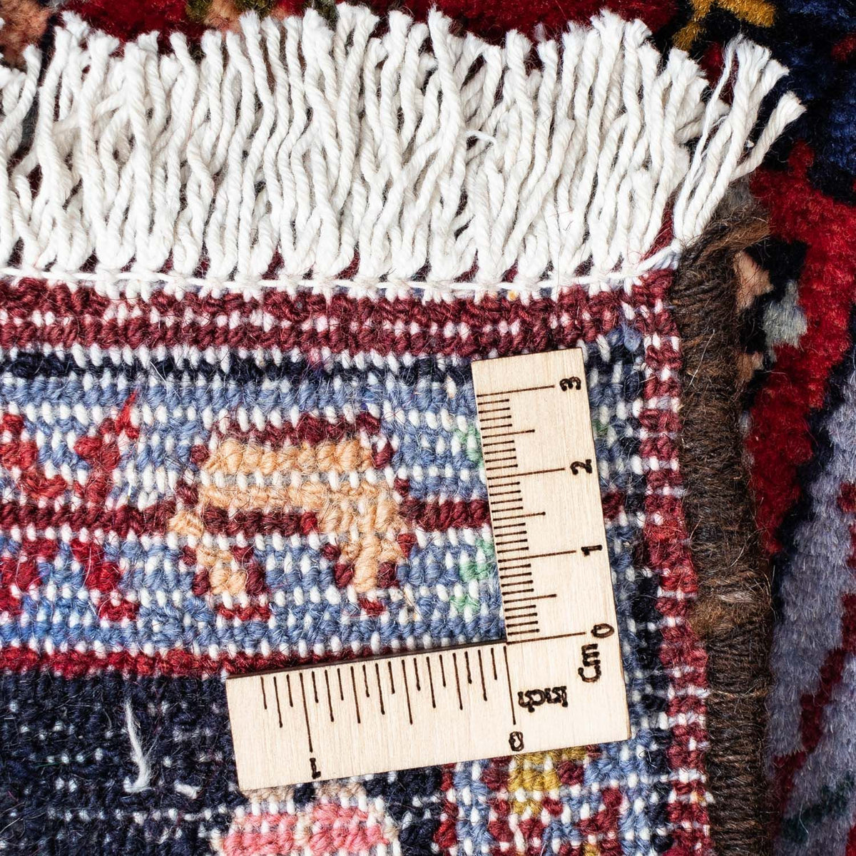 Perserteppich - Nomadic 130 x 83 cm - dunkelrot