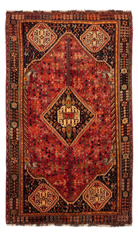 Tapis persan - Nomadic - 268 x 157 cm - rouge foncé