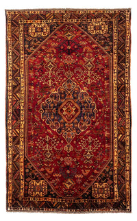 Tapis persan - Nomadic - 270 x 163 cm - rouge foncé