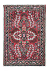 Hamadan Tappeto 80x115cm - Tappeto persiano - rosso - Rettangolo / Rosso / 80 x 115 cm Rettangolo