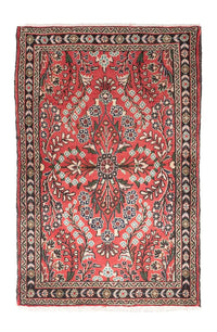 Tapis persan - Nomadic - 133 x 85 cm - rouge clair