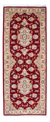 Tabriz - 50 Raj Tappeto 83x213cm - Tappeto persiano - rosso scuro - Passatoia / Rosso scuro / 83 x 213 cm Passatoia