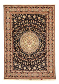 Tappeto Persero - Tabriz - Reale - 338 x 248 cm - blu scuro