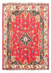 Shiraz Tappeto 111x158cm - Tappeto persiano - Rettangolo / Rosso / 111 x 158 cm Rettangolo