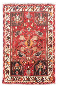 Tapis persan - Nomadic - 160 x 110 cm - rouge foncé