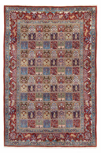 Tapis persan - Classique - 298 x 198 cm - rouge foncé