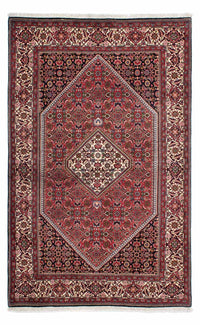 Tapis persan - Bidjar - 216 x 137 cm - bleu foncé