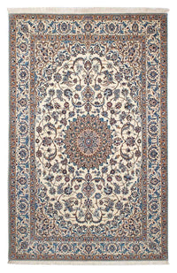 Tapis persan - Nain - Premium - 194 x 128 cm - beige