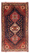 Tapis Qashqai 80x148cm - Tapis persan - bleu foncé - Rectangle / Bleu foncé / 80 x 148 cm Rectangle