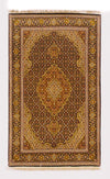 Tappeto Tabriz 100x152cm - Tappeto persiano - rosso scuro - Rettangolo / Rosso scuro / 100 x 152 cm Rettangolo