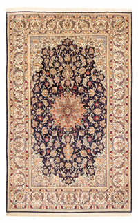 Tappeto Persero - Isfahan - Premio - 327 x 202 cm - blu scuro